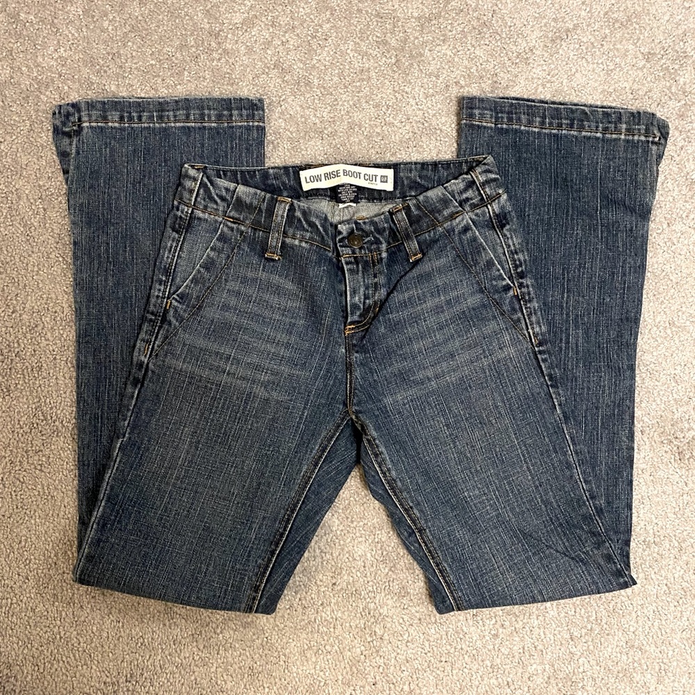 Gap Stretch Low Rise Boot Cut Jeans